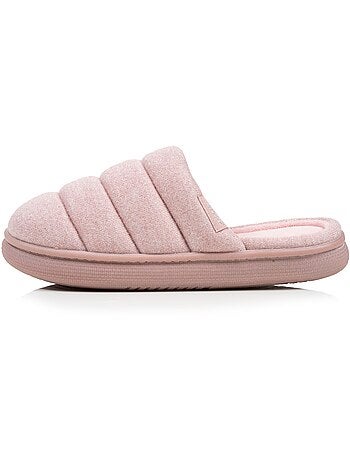 Chaussons mules suédine semelle bloup xtra confort femme Isotoner