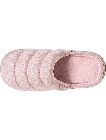 Chaussons mules suédine semelle bloup xtra confort femme