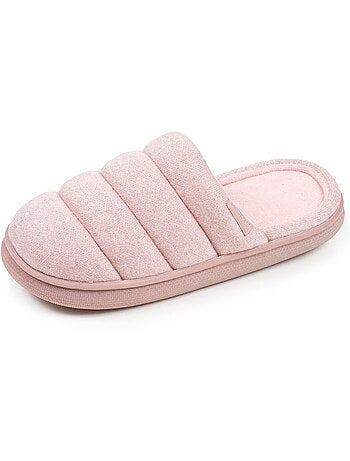 Chaussons mules suédine semelle bloup xtra confort femme
