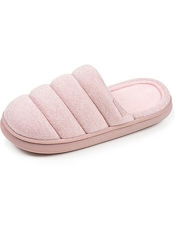 Chaussons mules suédine semelle bloup XTRA Confort femme Isotoner