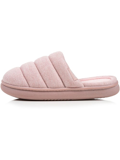 Chaussons mules maille métalisée semelle bloup XTRA femme Isotoner - Kiabi