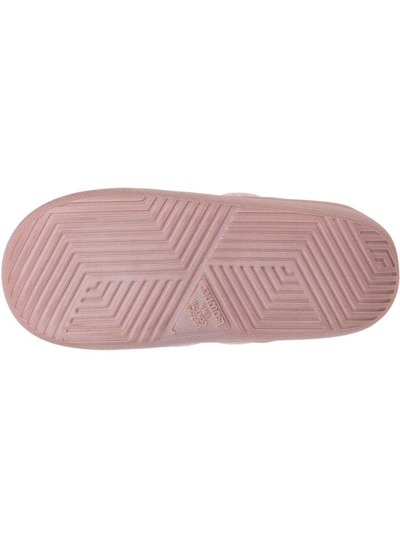 Chaussons mules maille métalisée semelle bloup XTRA femme Isotoner Blush - Kiabi