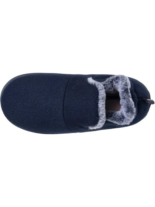 Chaussons mules maille métallisée semelle bloup extra femme isotoner - Kiabi