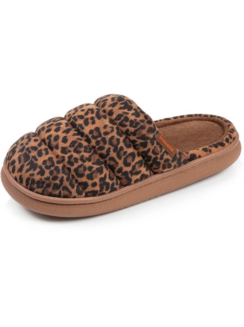 Chaussons mules matière sherpa, semelle bloup extra femme Isotoner - Kiabi