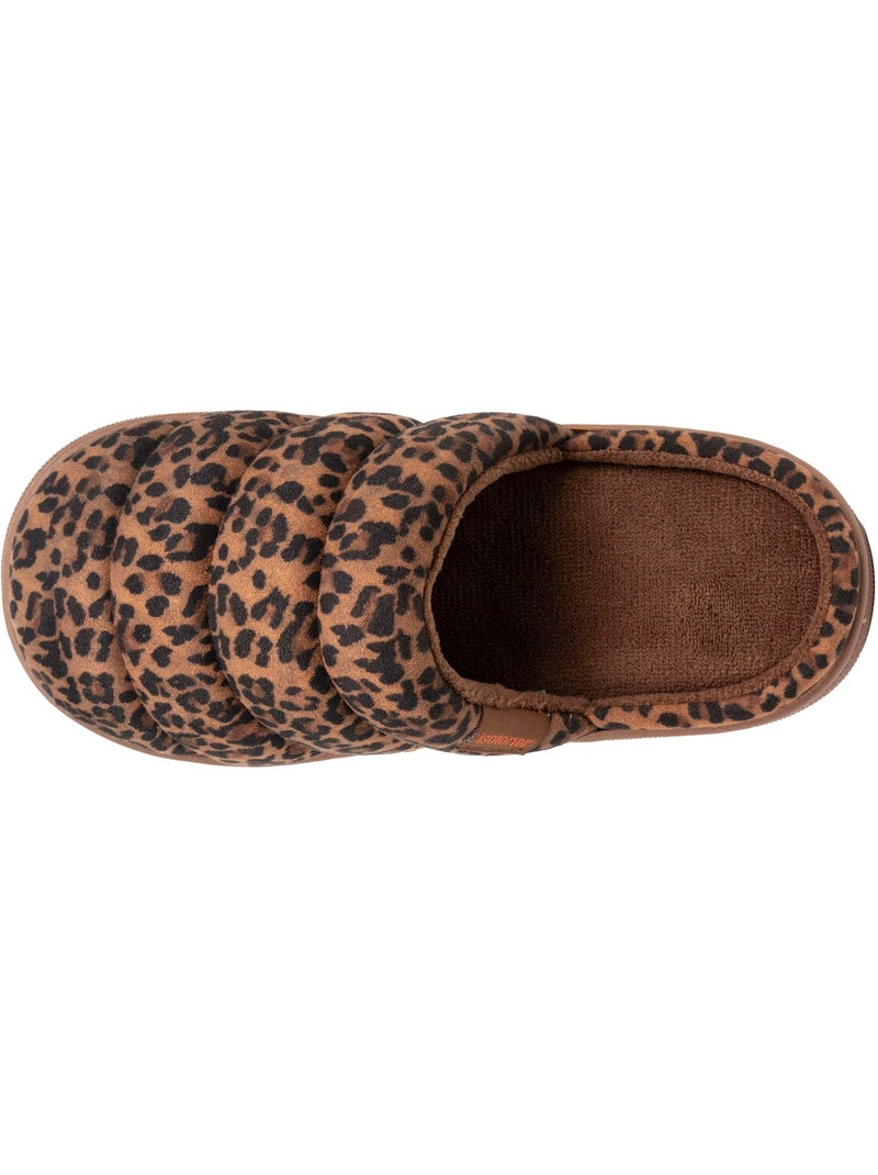 Chaussons mules matière sherpa, semelle bloup extra femme Isotoner Camel - Kiabi