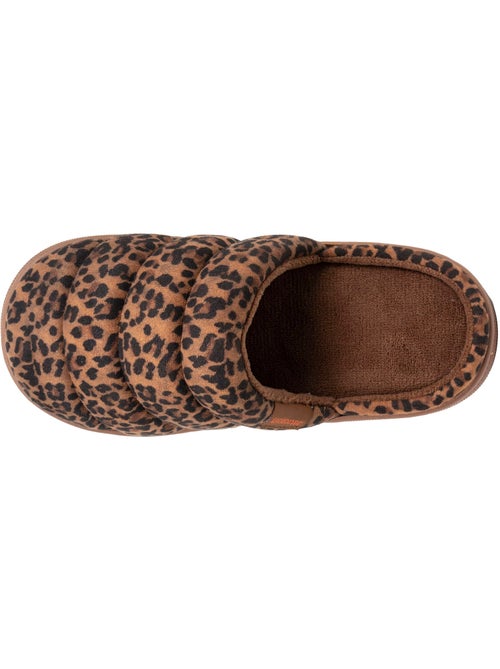 Chaussons mules matière sherpa, semelle bloup extra femme Isotoner - Kiabi
