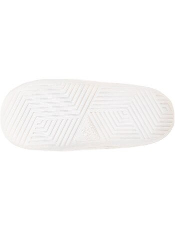 Chaussons mules matière sherpa, semelle bloup extra femme