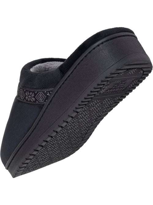 Chaussons mules microvelours mousse à mémoire forme femme Isotoner - Kiabi Chaussons mules microvelours mousse à mémoire forme femme Isotoner - Kiabi