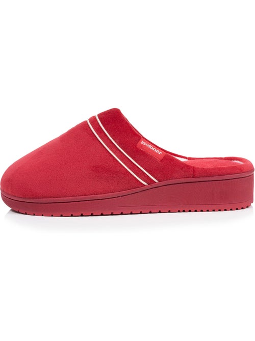 Chaussons mules microvelours mousse à mémoire forme femme Isotoner - Kiabi Chaussons mules microvelours mousse à mémoire forme femme Isotoner - Kiabi