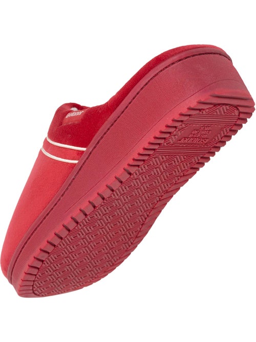 Chaussons mules microvelours mousse à mémoire forme femme Isotoner - Kiabi Chaussons mules microvelours mousse à mémoire forme femme Isotoner - Kiabi