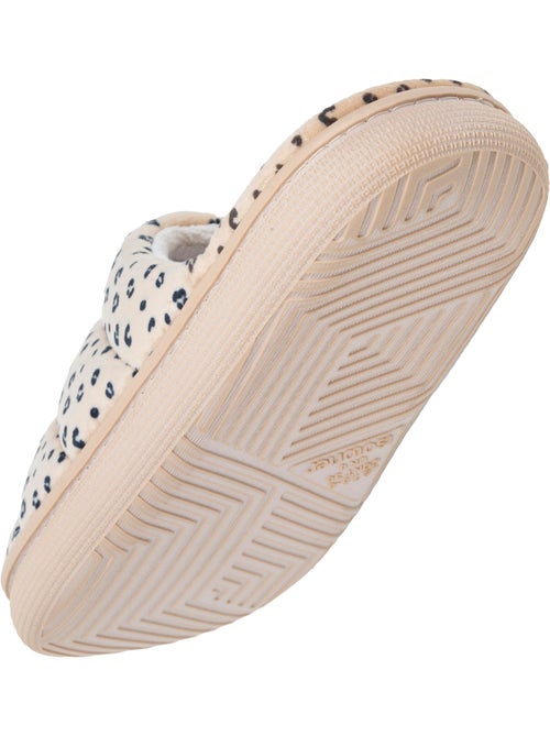 Chaussons mules microvelours semelle bloup extra Confort femme Isotoner - Kiabi Chaussons mules microvelours semelle bloup extra Confort femme Isotoner - Kiabi