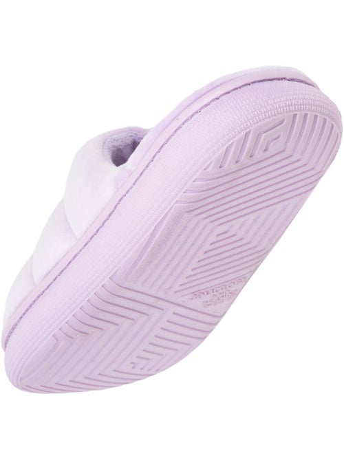 Chaussons mules microvelours semelle bloup extra Confort femme Isotoner - Kiabi Chaussons mules microvelours semelle bloup extra Confort femme Isotoner - Kiabi