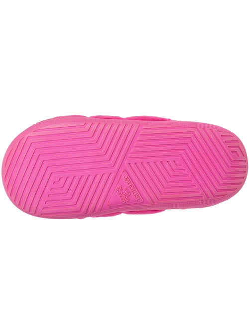 Chaussons mules microvelours semelle bloup extra confort femme isotoner - Kiabi