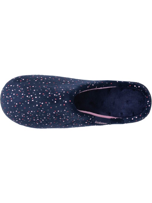 Chaussons mules microvelours semelle ergonomique, mousse femme isotoner - Kiabi Chaussons mules microvelours semelle ergonomique, mousse femme isotoner - Kiabi