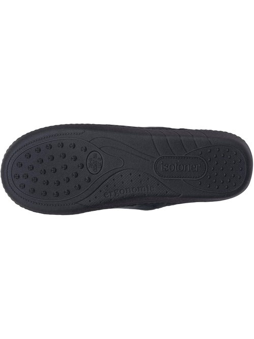 Chaussons mules microvelours semelle ergonomique, mousse femme Isotoner - Kiabi Chaussons mules microvelours semelle ergonomique, mousse femme Isotoner - Kiabi