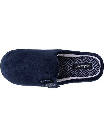Chaussons mules microvelours semelle ergonomique soutien femme Isotoner