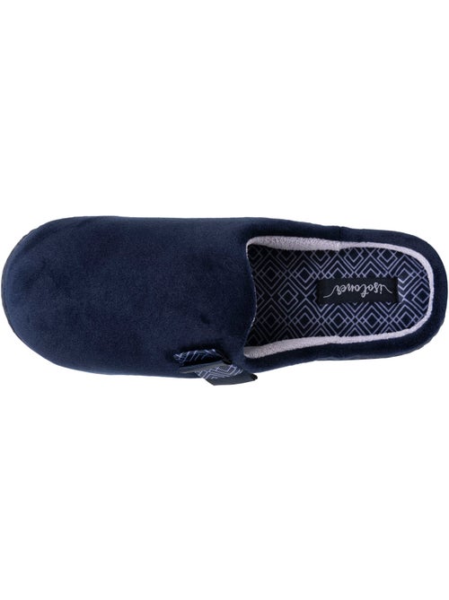 Chaussons mules microvelours semelle ergonomique soutien femme Isotoner - Kiabi