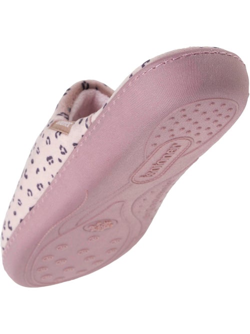 Chaussons mules microvelours semelle ergonomique soutien femme Isotoner - Kiabi