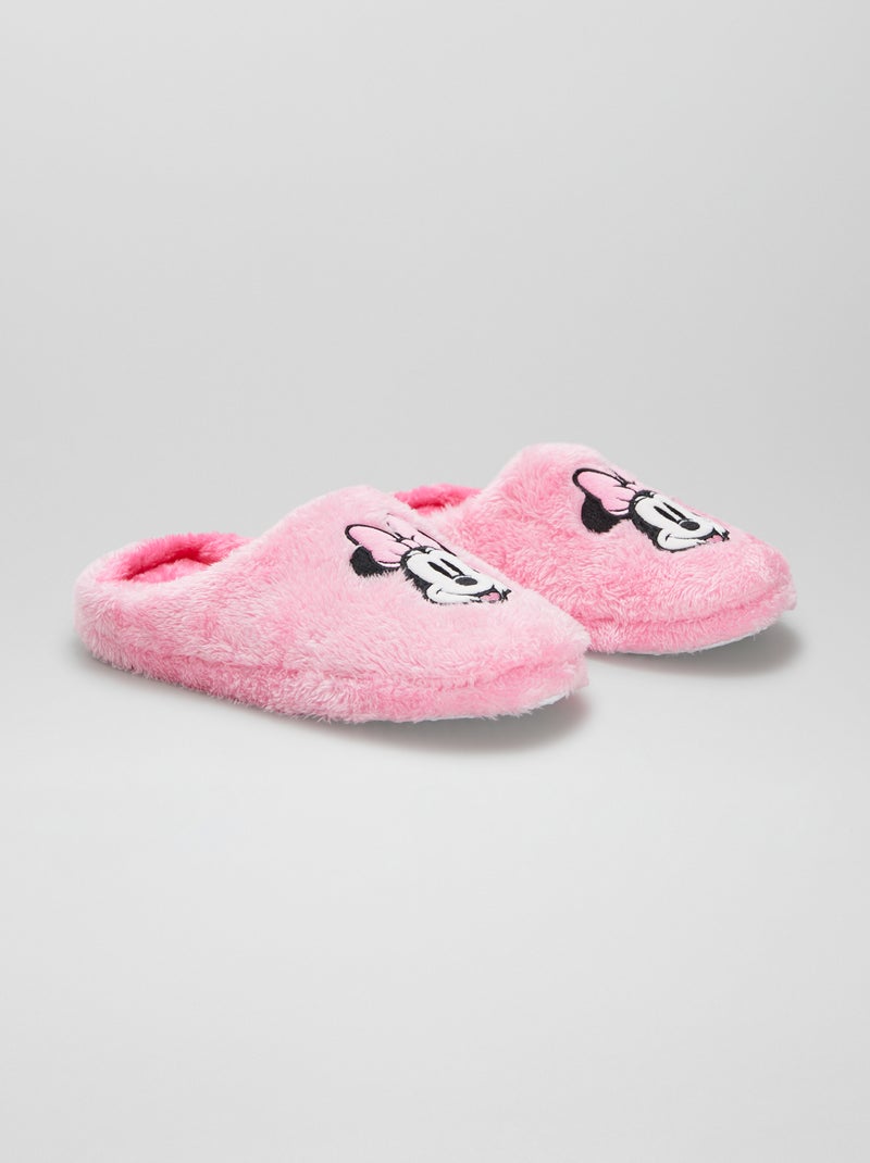 Chaussons mules 'Minnie' 'Disney' Rose - Kiabi