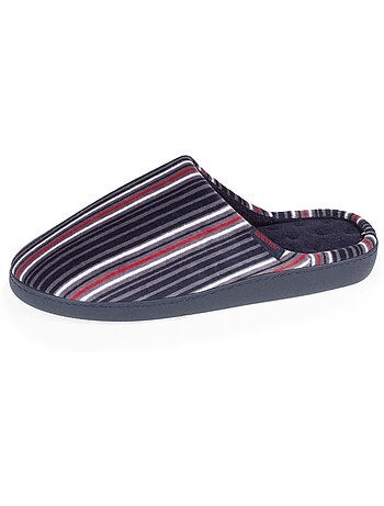 Chaussons mules mousse à mémoire de forme homme Isotoner