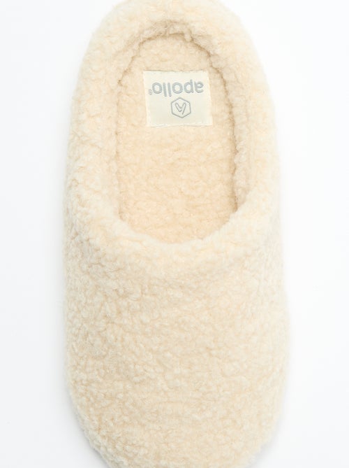 Chaussons mules moutonnés - Kiabi Chaussons mules moutonnés - Kiabi