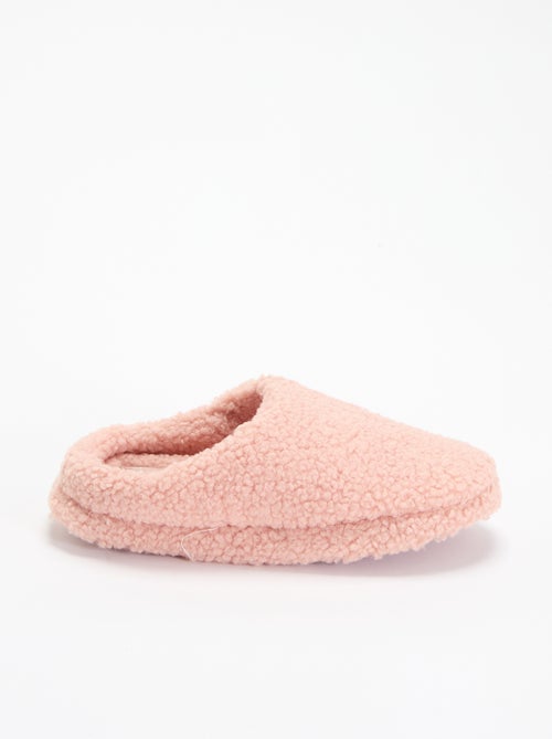 Chaussons mules moutonnés - Kiabi Chaussons mules moutonnés - Kiabi