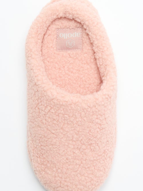 Chaussons mules moutonnés - Kiabi Chaussons mules moutonnés - Kiabi