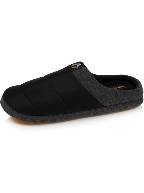 Chaussons mules nylon, semelle gomme ultra souple homme isotoner - Kiabi Chaussons mules nylon, semelle gomme ultra souple homme isotoner - Kiabi