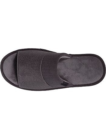 Chaussons mules ouvertes homme