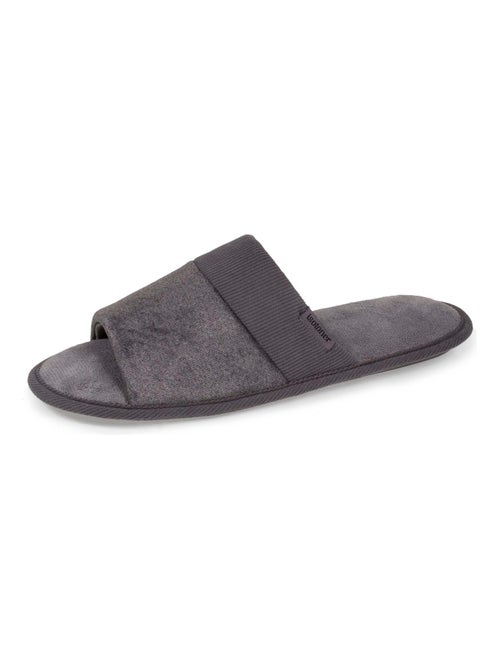 Chaussons mules ouvertes  homme Isotoner - Kiabi
