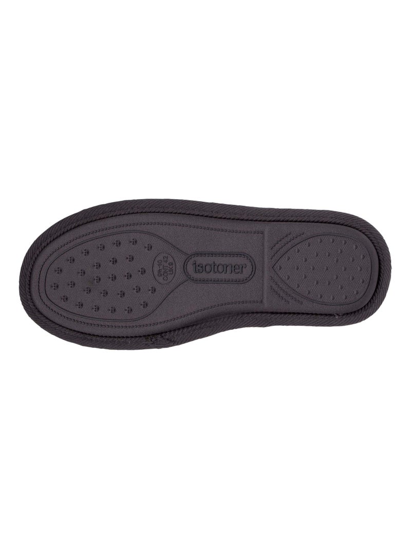 Chaussons mules ouvertes  homme Isotoner Gris - Kiabi
