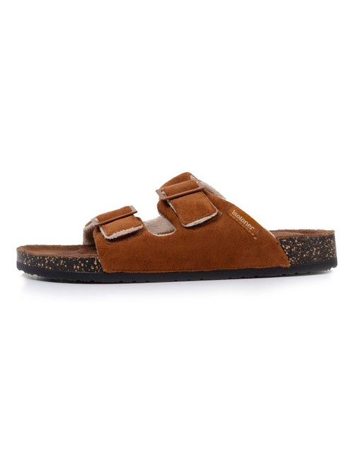 Chaussons mules ouvertes ultra confortables homme Isotoner - Kiabi