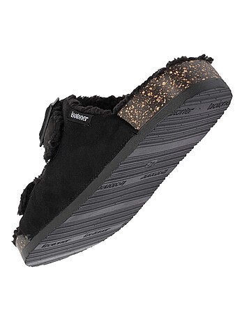 Chaussons mules ouvertes ultra confortables homme Isotoner