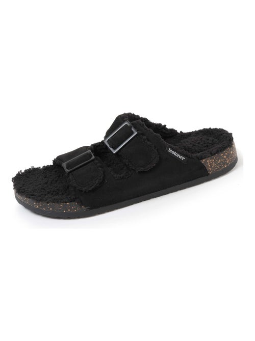 Chaussons mules ouvertes ultra confortables homme Isotoner - Kiabi