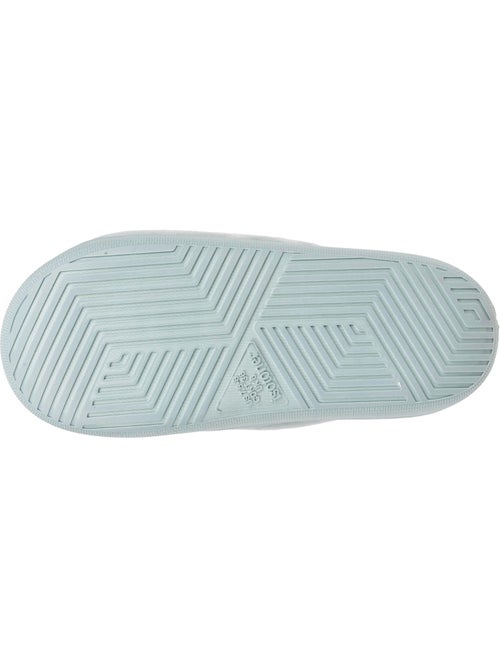 Chaussons mules ouvertes velours et maille métalisée semelle femme Isotoner - Kiabi