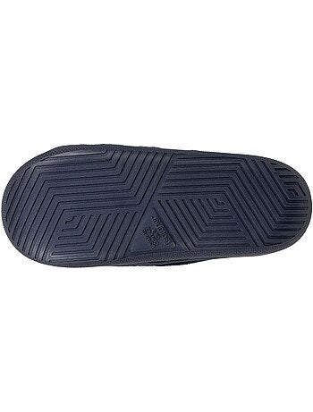 Chaussons mules ouvertes velours ultra doux, semelle bloup XTRA homme Isotoner