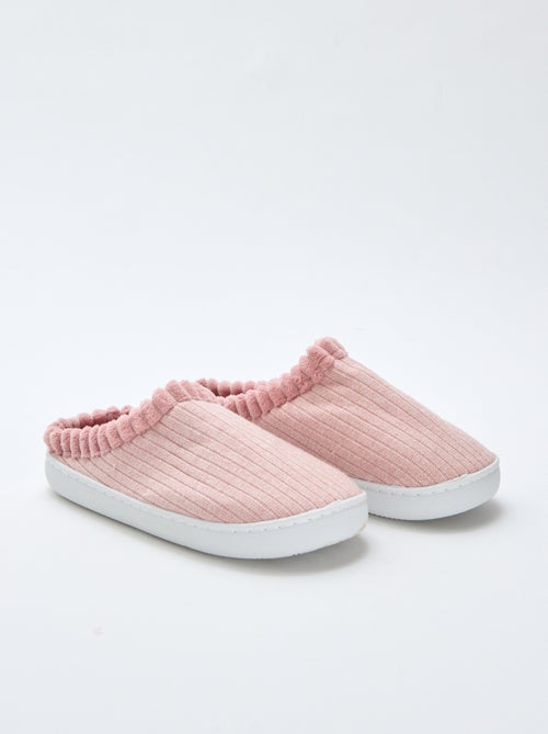 Chaussons mules pailletés - Kiabi