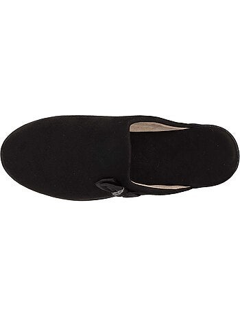 Chaussons mules petit talon de 4,5 cm femme isotoner