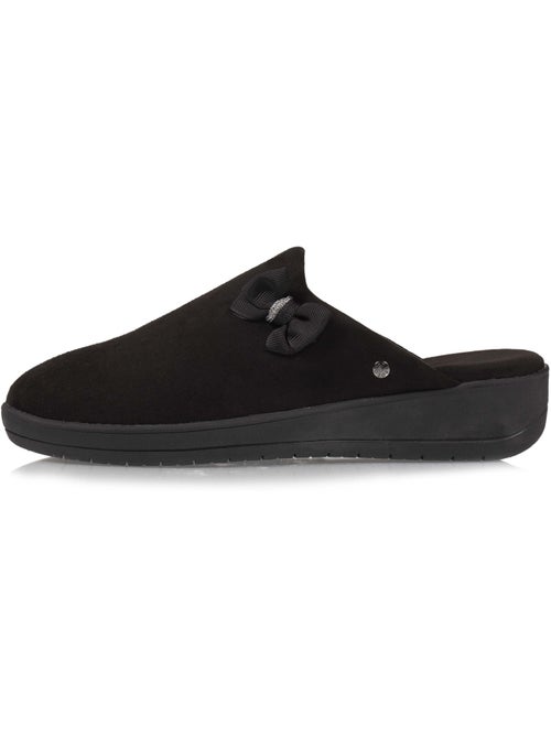 Chaussons mules petit talon de 4,5 cm femme isotoner - Kiabi Chaussons mules petit talon de 4,5 cm femme isotoner - Kiabi