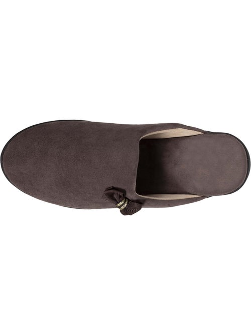 Chaussons mules petit talon de 4,5 cm femme isotoner - Kiabi