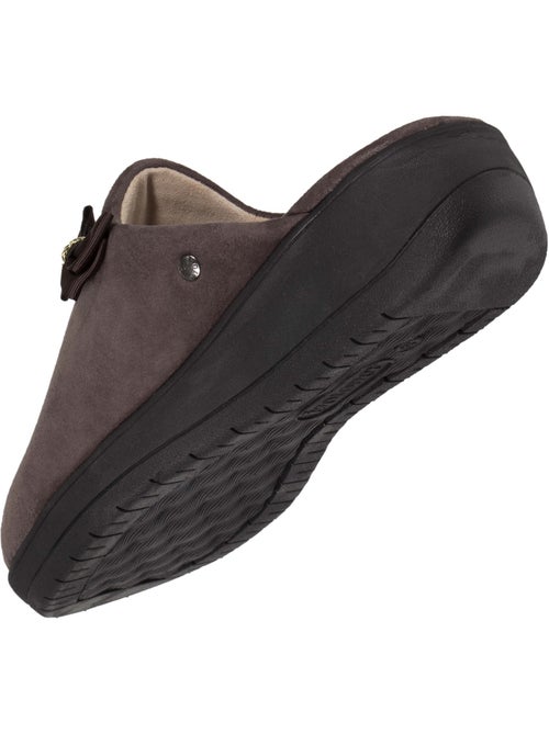 Chaussons mules petit talon de 4,5 cm femme isotoner - Kiabi