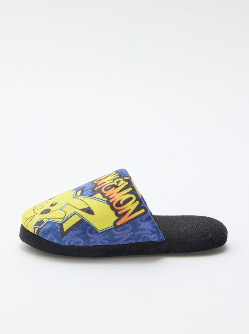 Chaussons mules 'Pikachu' Bleu - Kiabi