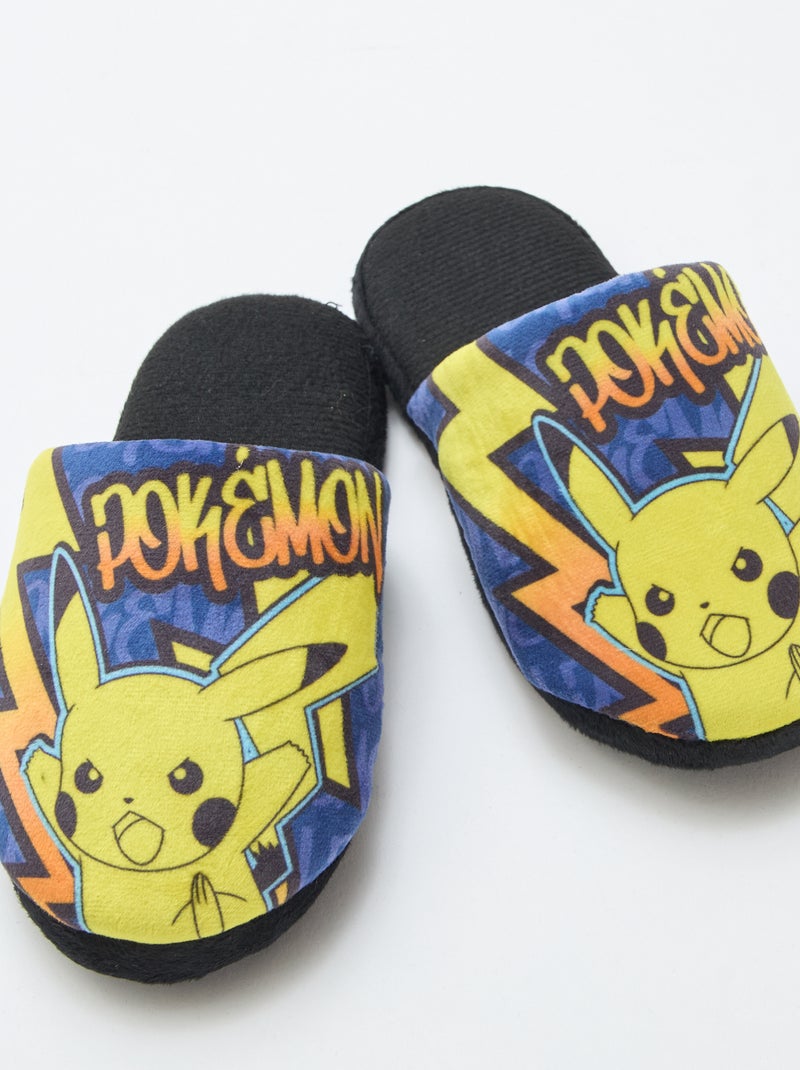 Chaussons mules 'Pikachu' Bleu - Kiabi