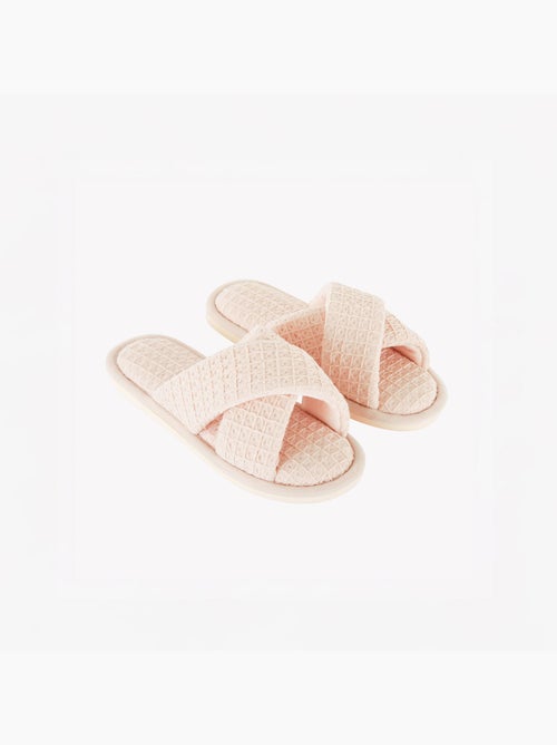 Chaussons mules Pimprenelle - RougeGorge Lingerie - Kiabi Chaussons mules Pimprenelle - RougeGorge Lingerie - Kiabi