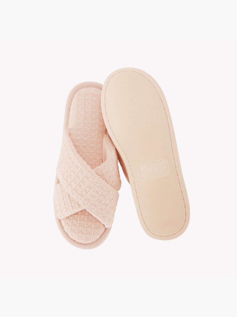 Chaussons mules Pimprenelle - RougeGorge Lingerie Rose - Kiabi
