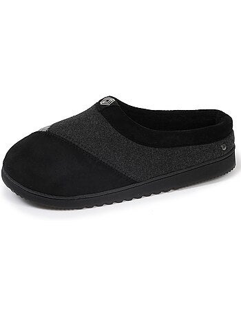 Chaussons mules polaire, chauds, semelle confort homme