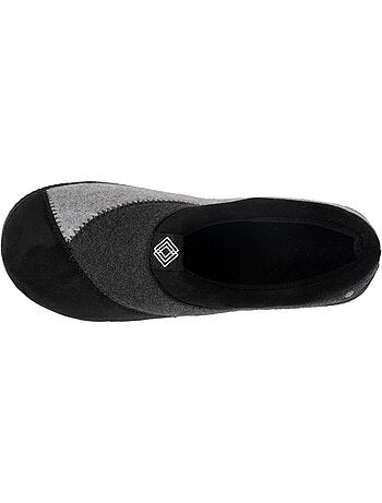 Chaussons mules polaire, chauds, semelle confort homme