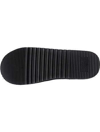Chaussons mules polaire, chauds, semelle confort homme