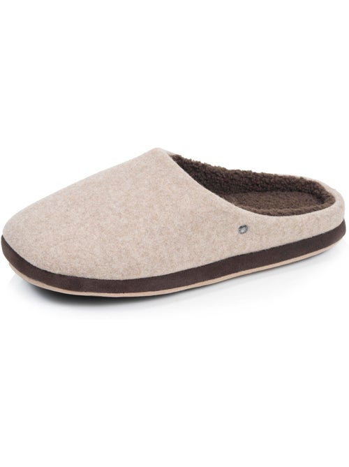 Chaussons mules polaire, chauds, semelle confort homme isotoner - Kiabi Chaussons mules polaire, chauds, semelle confort homme isotoner - Kiabi