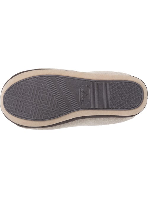 Chaussons mules polaire, chauds, semelle confort homme isotoner - Kiabi Chaussons mules polaire, chauds, semelle confort homme isotoner - Kiabi